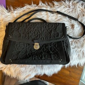 Vera Bradley Commuter Tote-Black